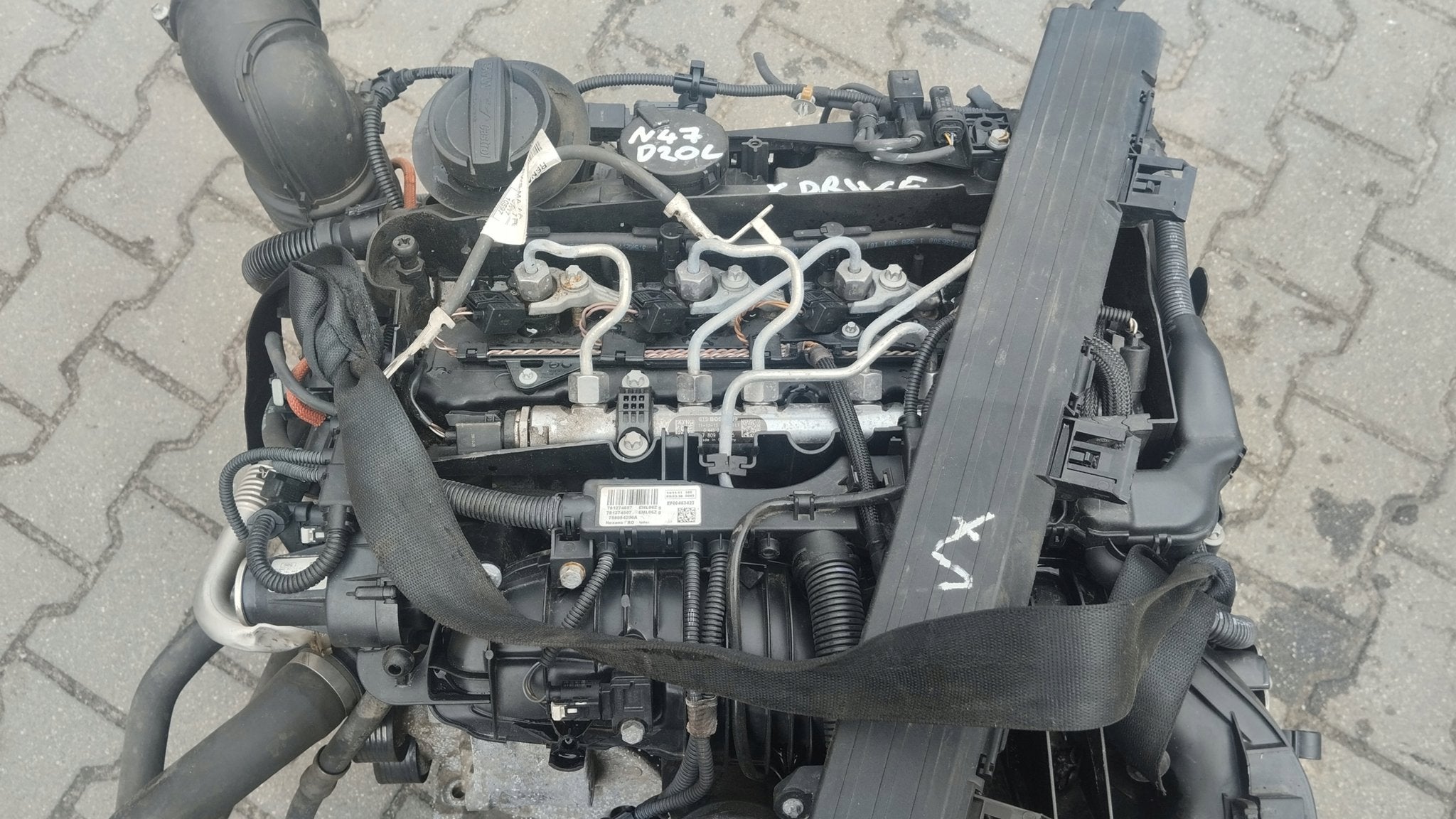Moteur N47D20C Complet X1 BMW, Auto-onderdelen, Motor en Toebehoren, Alfa Romeo, Amerikaanse onderdelen, Audi, BMW, Citroën, Daihatsu