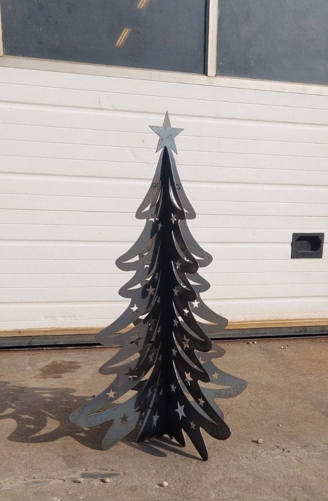 Sapin de Noël unique en acier corten - 90 cm, Enlèvement, Neuf