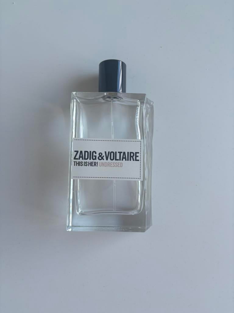 Leeg flesje van zadig and voltaire 100ml, Verzamelen, Parfumverzamelingen, Ophalen of Verzenden, Nieuw, Parfumfles