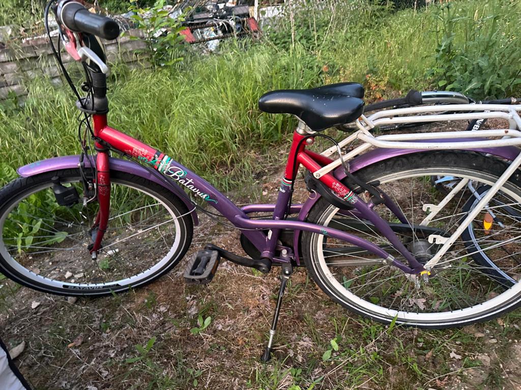 meisjes fiets, Ophalen, Gebruikt