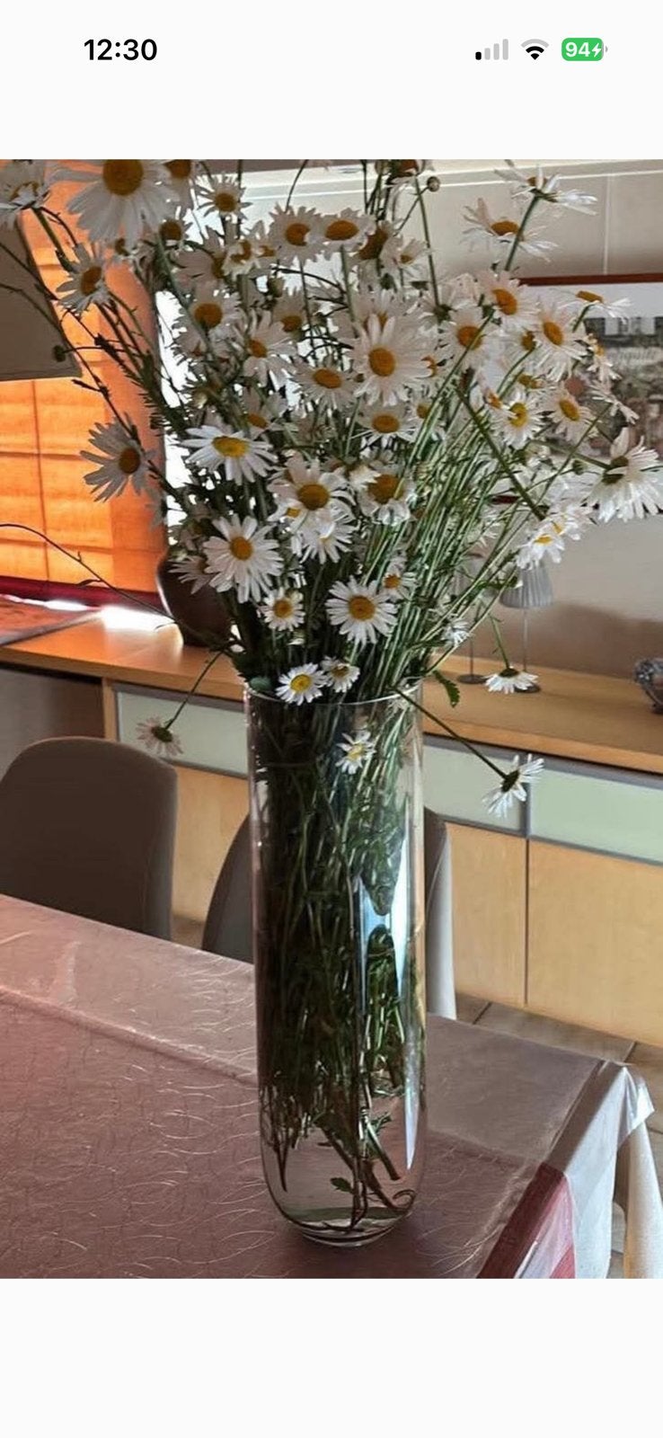 Grote vaas 50 cm hoog, Ophalen of Verzenden, Zo goed als nieuw