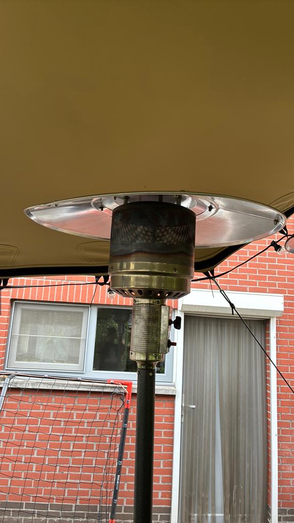 Terrasverwarmer enkele keren gebruikt werkt zoals het moet!, Enlèvement, Comme neuf, Gaz