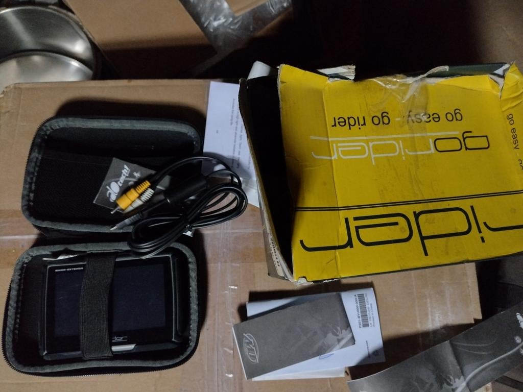 Moto en scooter gps ("go rider"  'merk), Ophalen