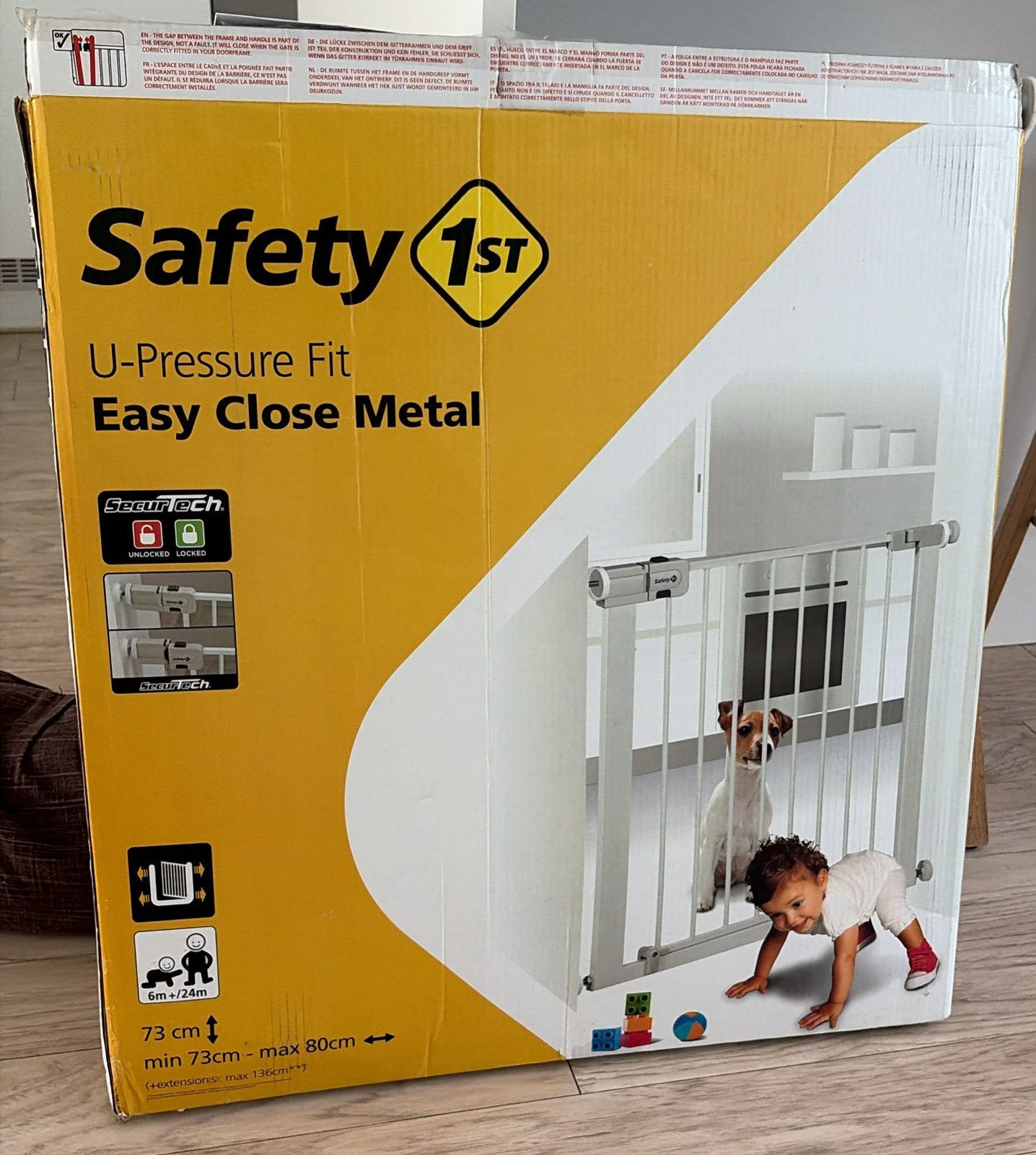 Safety 1st Easy Close Metal Traphekje / Klemhekje (Wit), Kinderen en Baby's, Ophalen, Gebruikt, Klemhekje
