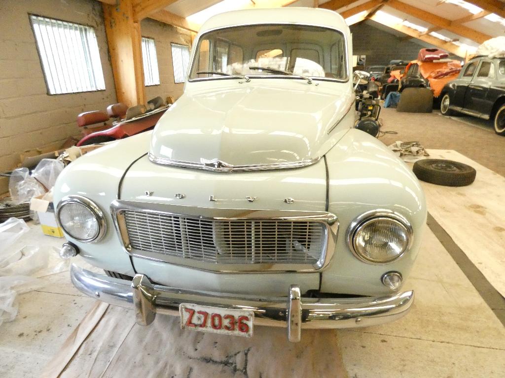 Volvo Duett P210, 1968 ijswit, B 20,, schijfremmen, Auto's, Oldtimers, 4 deurs, Achterwielaandrijving, Wit, Bruin
