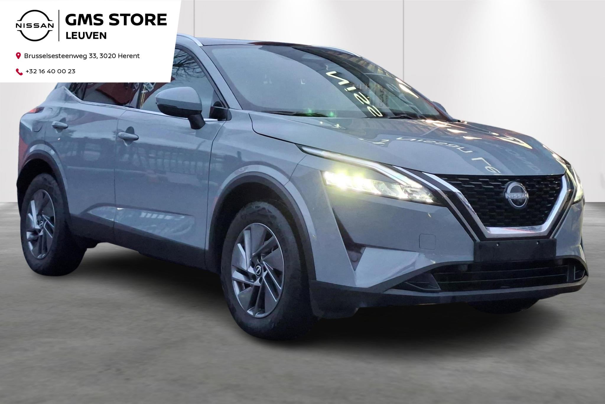 Nissan QASHQAI MHEV-Carplay-Pano-Airco-Cruisecontrol, Autos, Argent ou Gris, Achat, 700 kg, Boîte manuelle