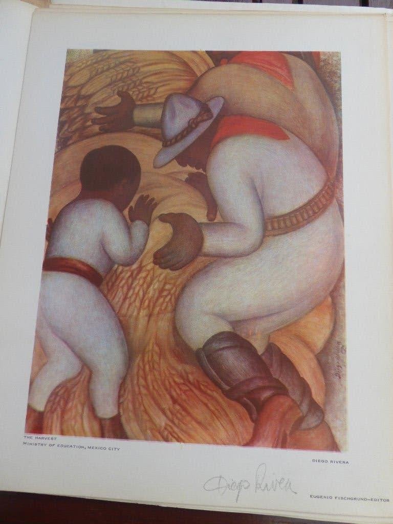 Diego rivera repro signée , 8 reproductions signées, Antiquités & Art, Art | Lithographies & Sérigraphies, Signé, Enlèvement ou Envoi