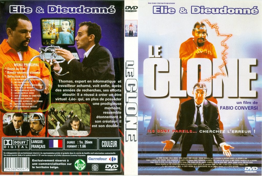 Le DVD Le Clone de Fabio Conversi - Le Studio Canal +, CD & DVD, DVD | Comédie, Comédie d'action, Enlèvement ou Envoi, Français