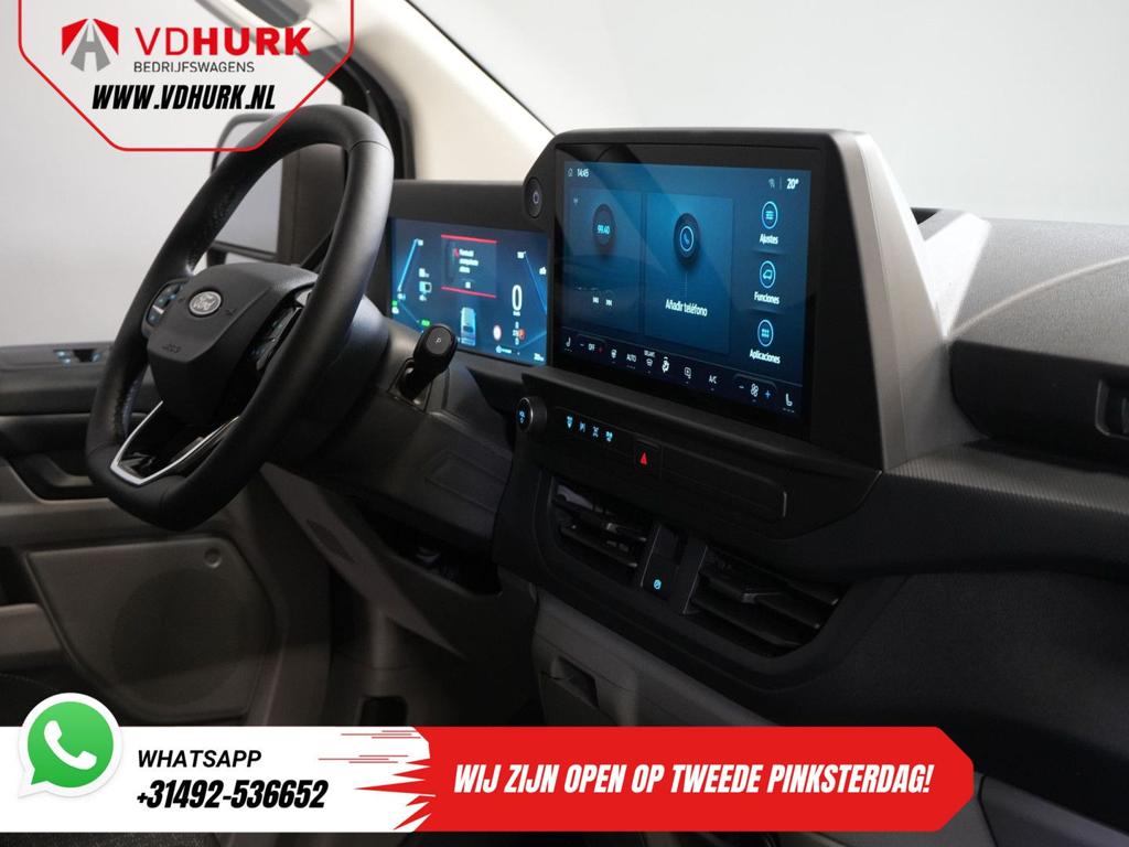 Ford E-Transit Custom Trend 65 kWh 330 km WLTP Garantie t/m, Auto's, Bestelwagens en Lichte vracht, Automaat, Wit, Ford, Te koop