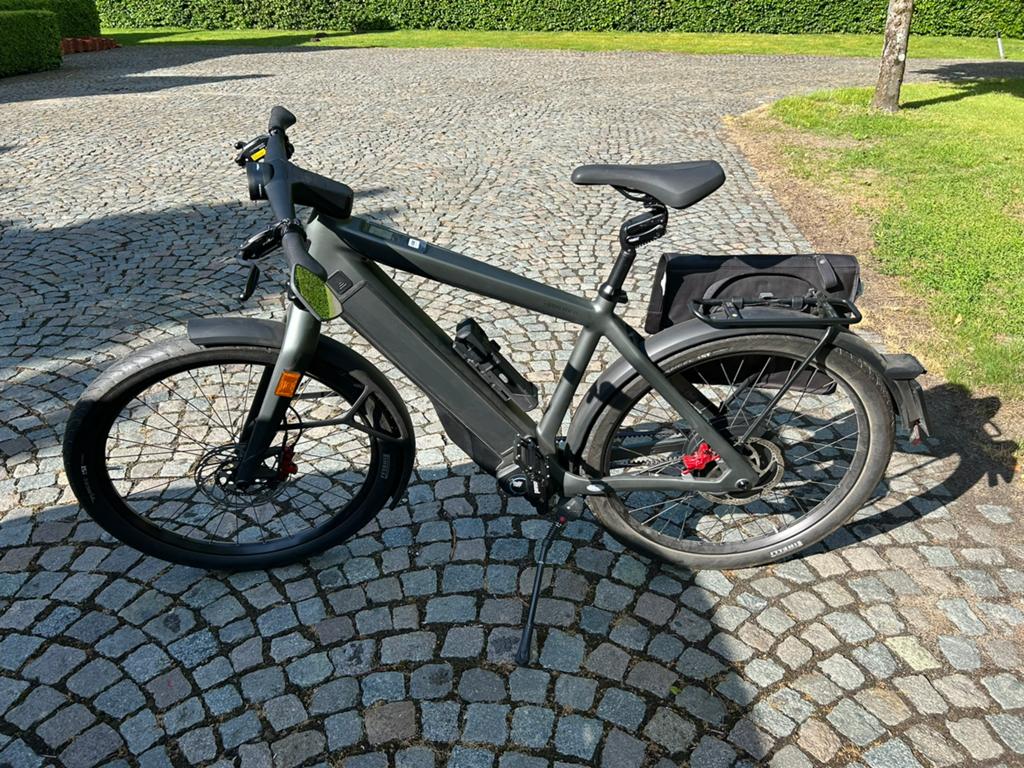 Stromer ST5 Aventurine Green L Pinion ABS, Ophalen, Zo goed als nieuw, 50 km per accu of meer, Stromer