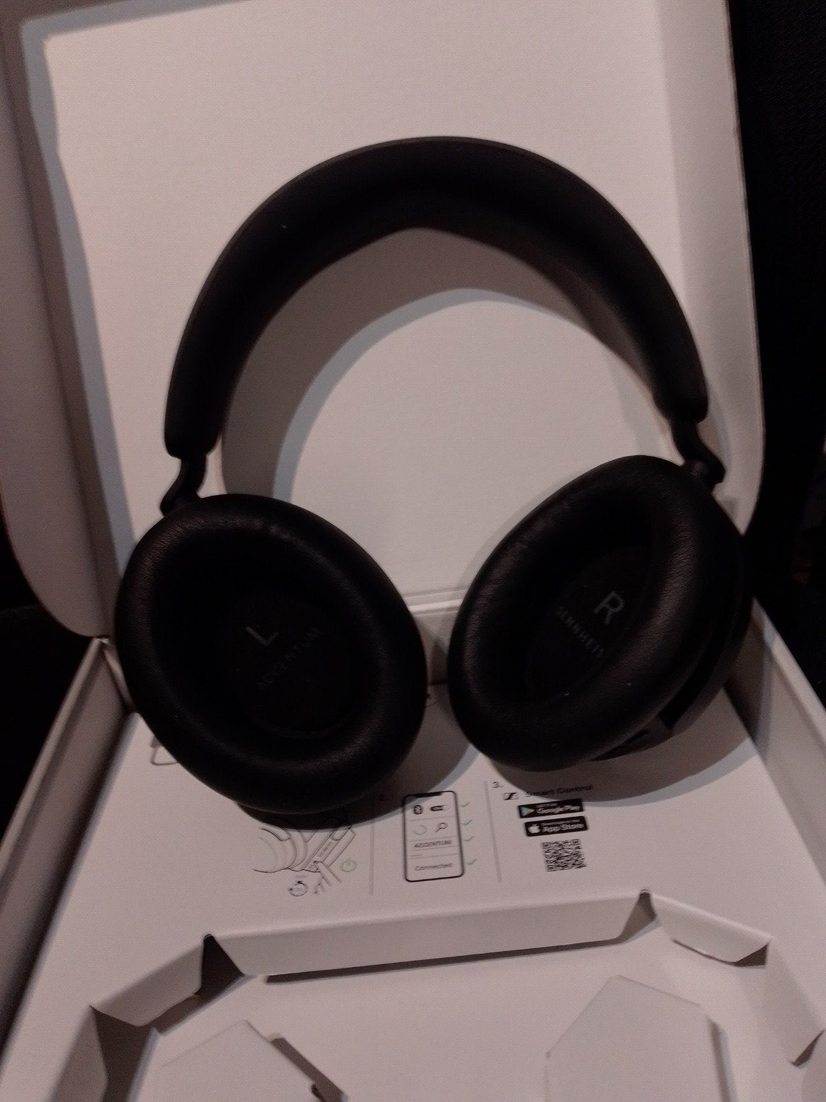 sennheiser accentum wireless. zwart, Audio, Tv en Foto, Ophalen, Sennheiser, Over-ear, Zwart