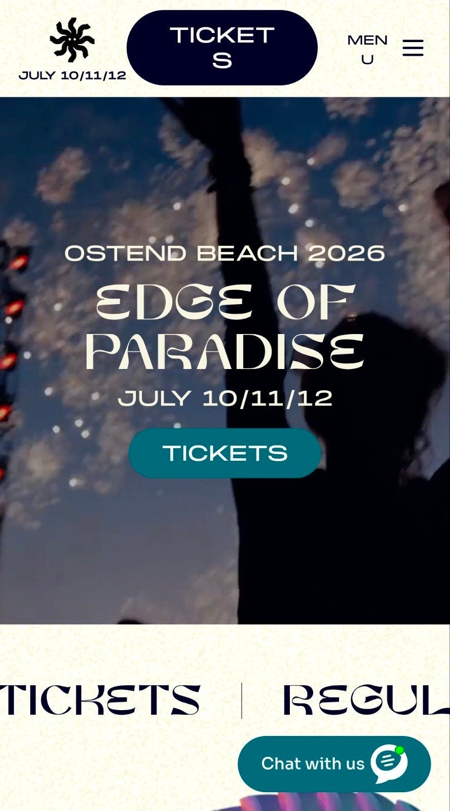 Ostend beach 2026 combi 3x, Tickets en Kaartjes