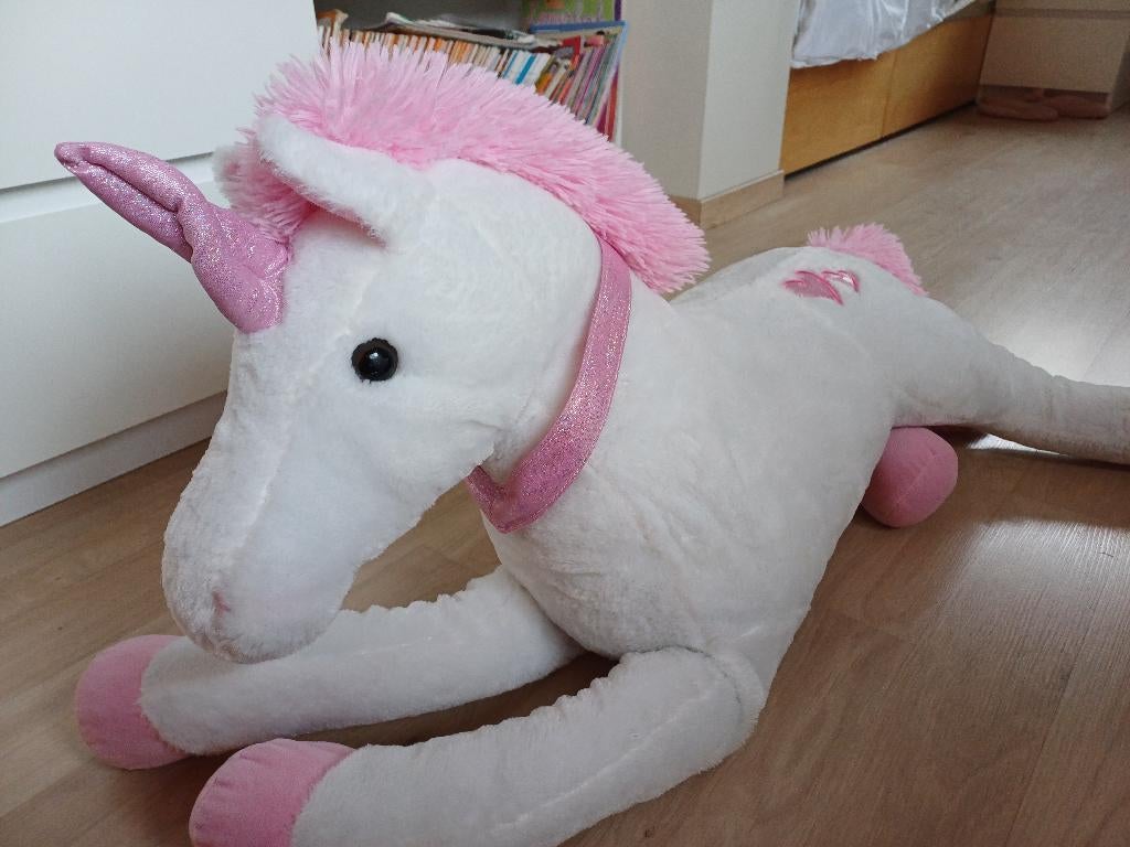 mooie, grote zachte eenhoornknuffel, Ophalen, Gebruikt, Overige typen