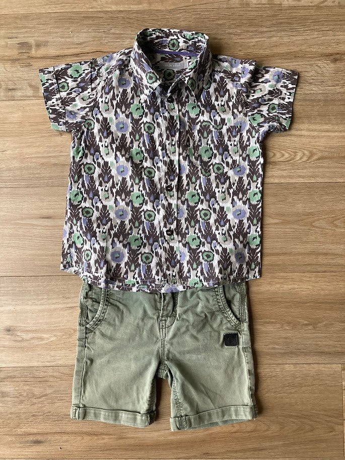 Zomersetje 104 Hilde & Co, Kinderen en Baby's, Kinderkleding | Maat 104, Ophalen of Verzenden, Tumble 'n dry, Jongen