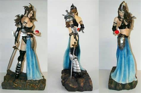 statue resine 50cm SPELLFORCE, Enlèvement, Utilisé, Fantasy