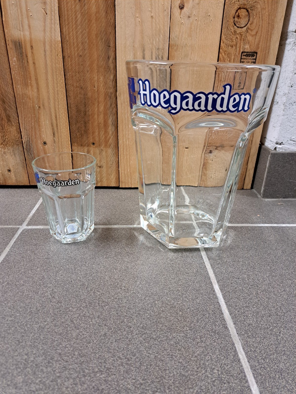 Hoegaarden glas XXXL 3 á 4 liter, Verzamelen, Ophalen of Verzenden