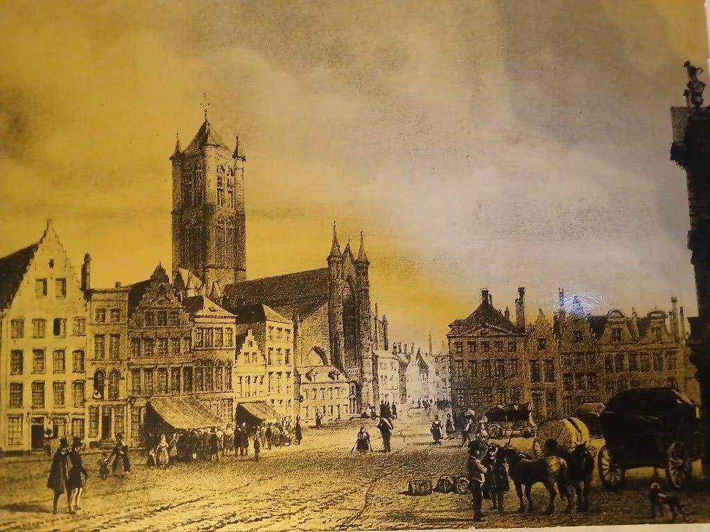 Foto Gent, Verzamelen, Ophalen, Gebruikt, Foto, Gebouw
