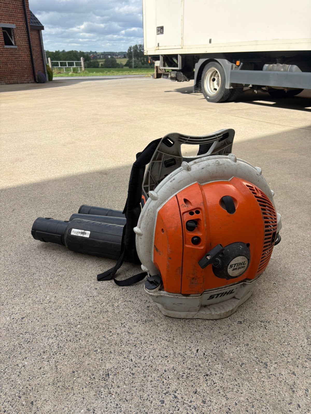 Stihl br 500, Tuin en Terras, Ophalen, Zo goed als nieuw