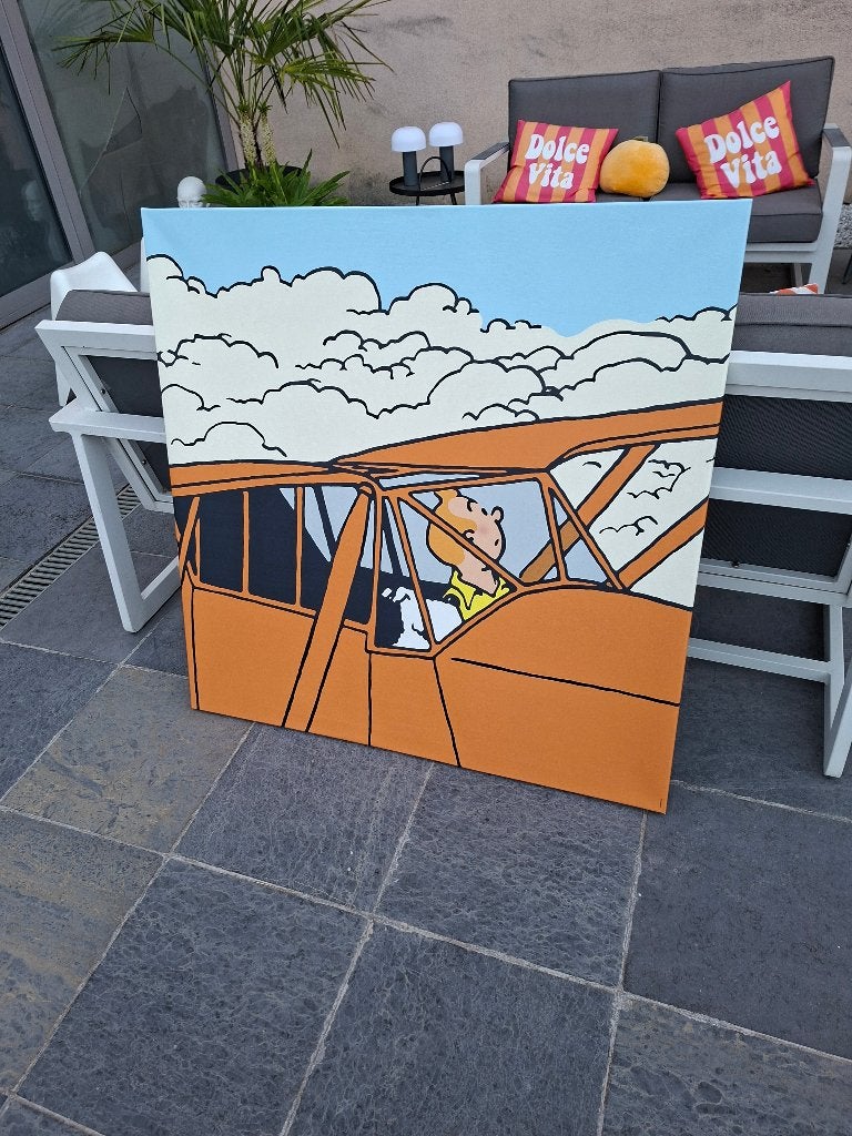Canvas tin tin, Antiquités & Art, Antiquités | Étain, Enlèvement