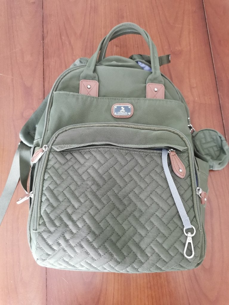 Sac à langer Dikalson, Kinderen en Baby's, Luiertassen, Overige merken, Flessenhouder, Zo goed als nieuw, Groen