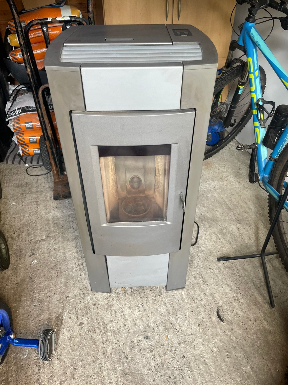 Pelletkachel Rika Pico 9kw, Huis en Inrichting, Ophalen, Zo goed als nieuw, Pelletkachel