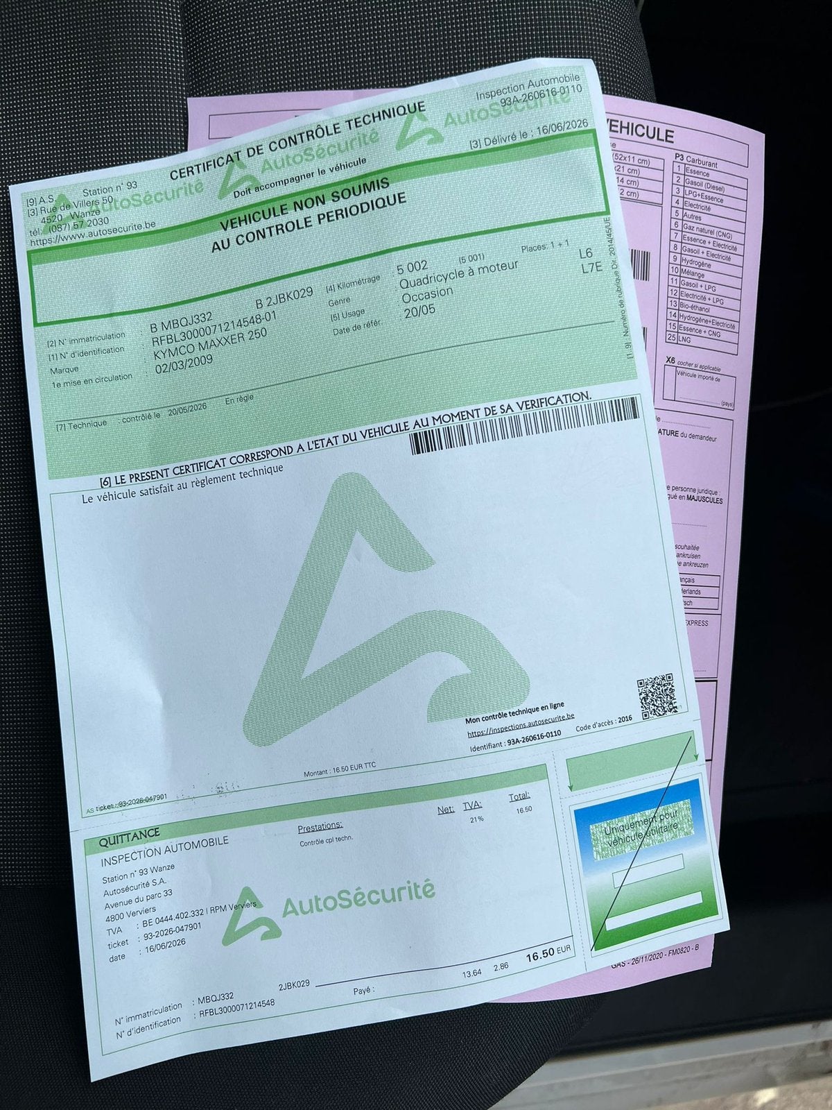 Quad Kymco Maxxer Automaat, Motoren