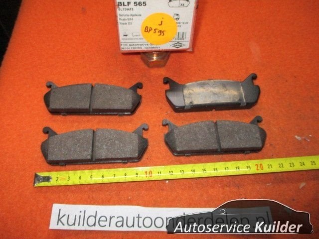 Remblokset achter Mazda MX5 NA 323 BG Suzuki Baleno BP595 BL, Auto-onderdelen, -, Daihatsu, -, Nieuw