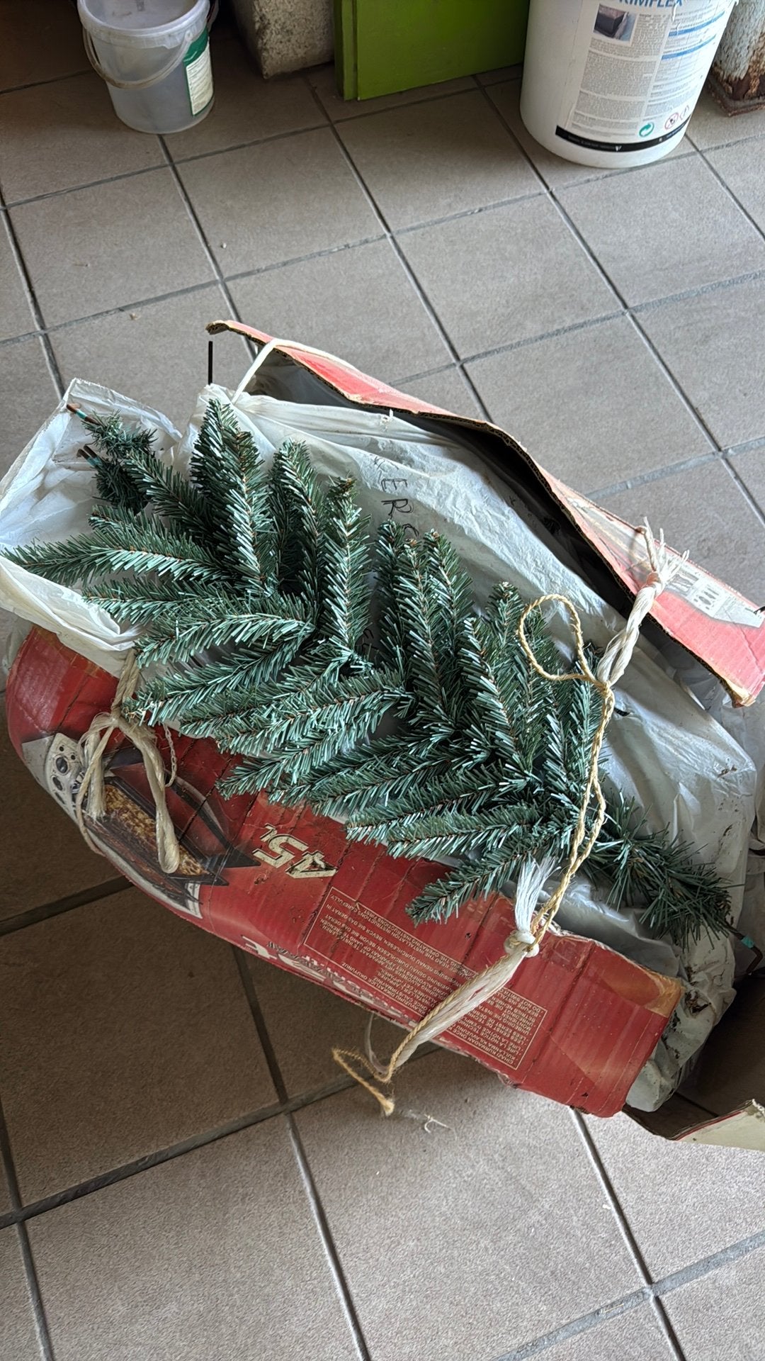 Kerstboom, Ophalen, Gebruikt