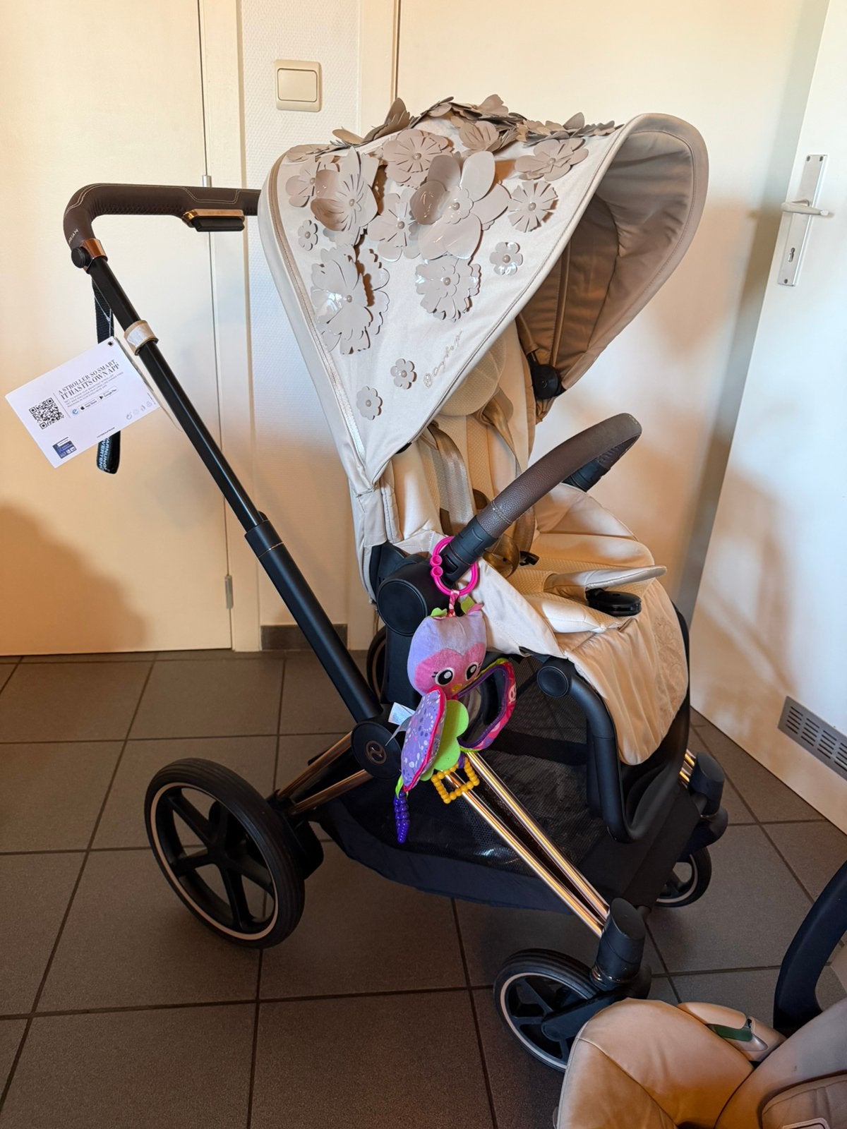 Cybex e priam electrique edition flowers beige, Enlèvement, Comme neuf