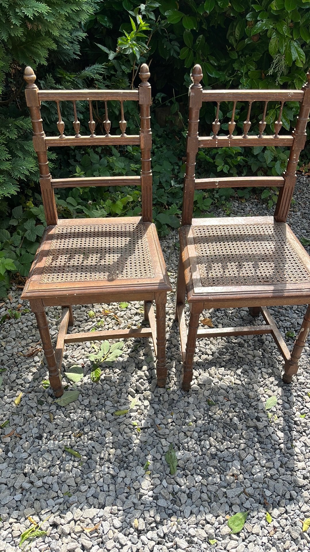 Chaise avec canage, Antiquités & Art, Enlèvement