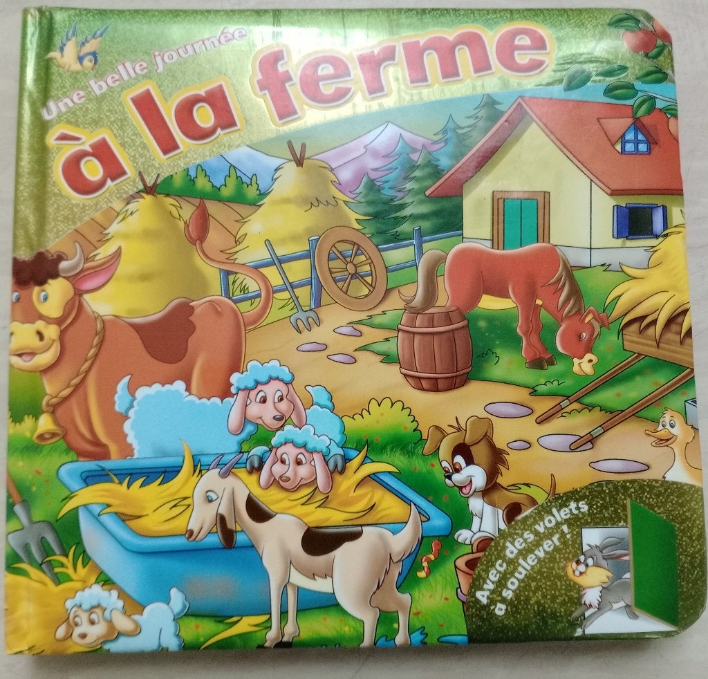 Livre à volets "Une belle journée à la ferme", Garçon ou Fille, Enlèvement ou Envoi, Comme neuf, 4 ans