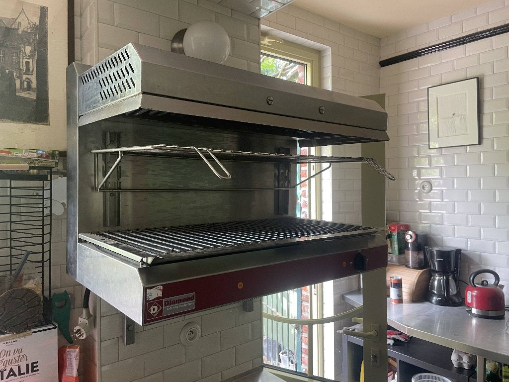 Salamandre pro. Diamond SX/80 E - 80 cm - 4,5 kW - Triphasé, Articles professionnels, Horeca | Équipement de cuisine, Fours, Fours à micro-ondes et Fours à vapeur
