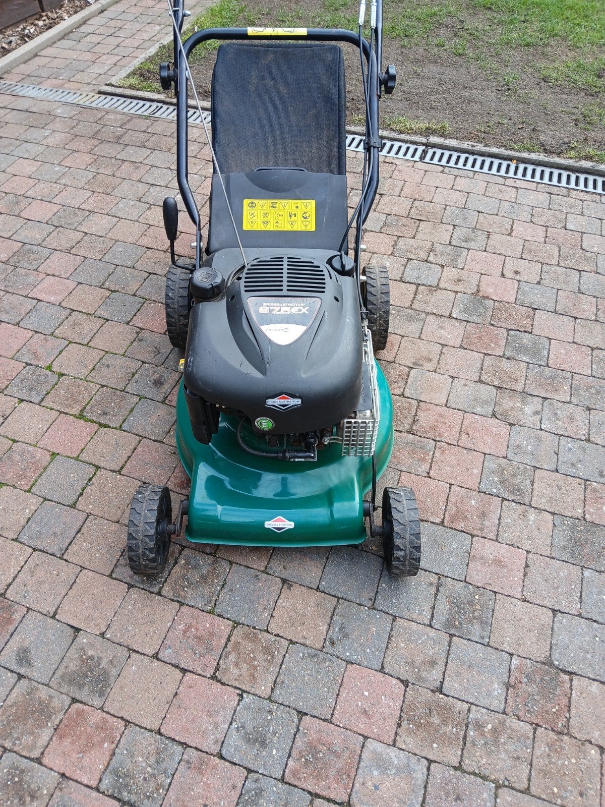 grasmachine zelftrekker, Enlèvement