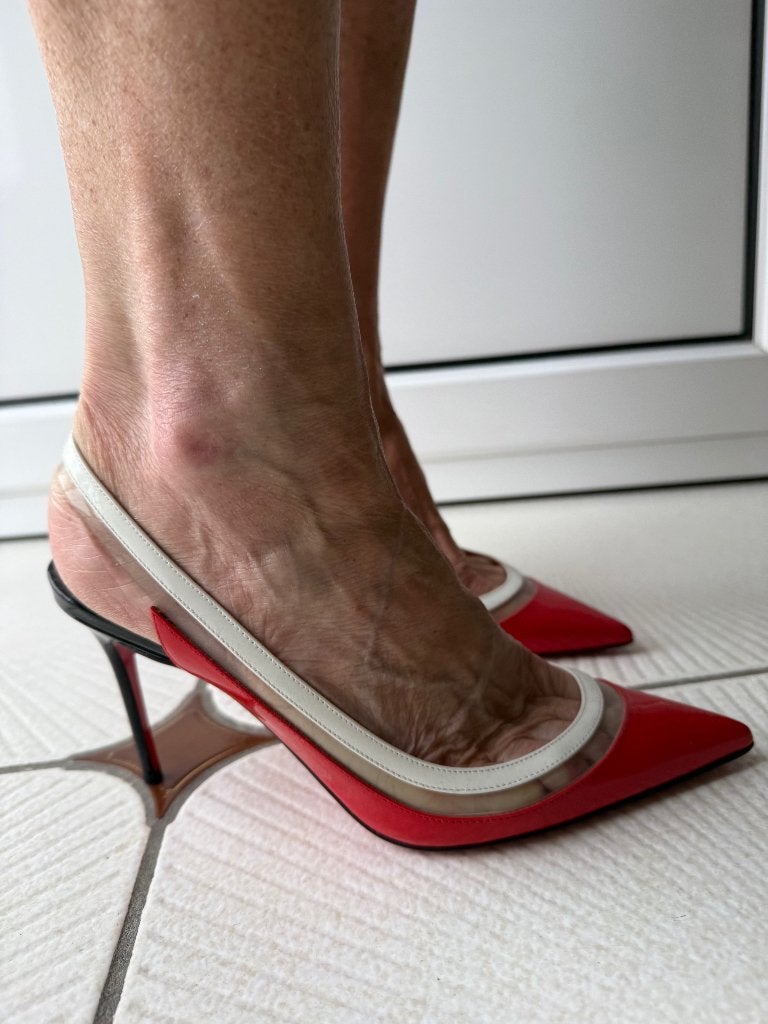 Nieuwe slingbacks Louboutin maat 38, Kleding | Dames, Schoenen, Nieuw, Ophalen of Verzenden, Schoenen met hoge hakken, Christian Louboutin