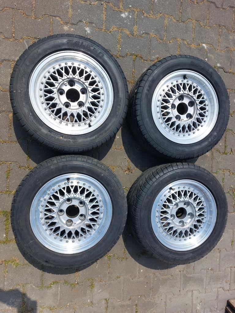 BMW BBS velgen Bbs 15 inch M3, Ophalen, 15 inch, Band(en)
