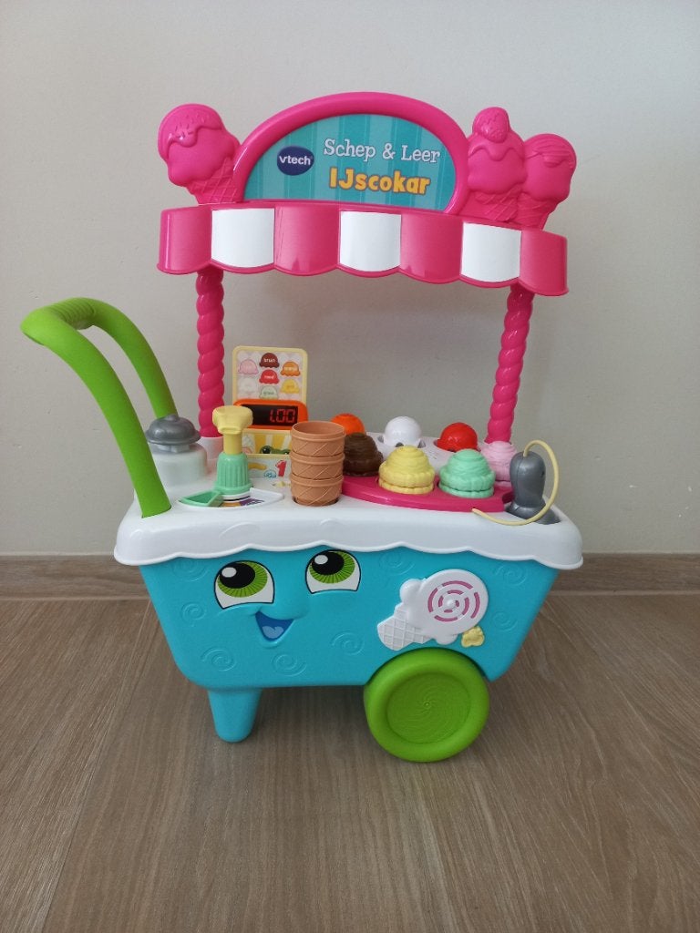 VTech ijscokar schep en leer, Ophalen, Zo goed als nieuw