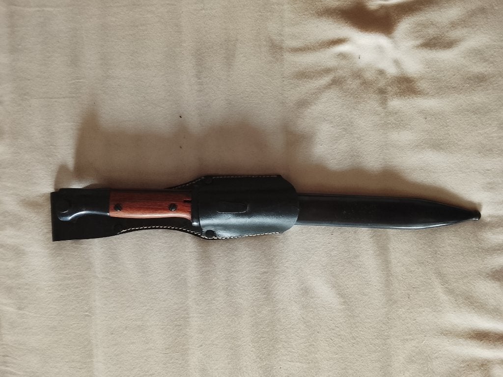 Reproduction bayonette allemande Mauser ww2, Enlèvement ou Envoi, Armée de terre, Couteau ou Poignard