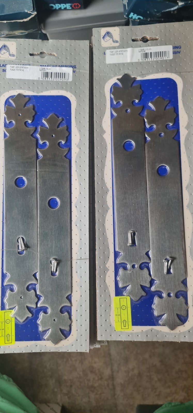 NOUVELLES PLAQUES DE VERROUILLAGE EN ACIER INOXYDABLE NOIR, Bricolage & Construction, Enlèvement ou Envoi