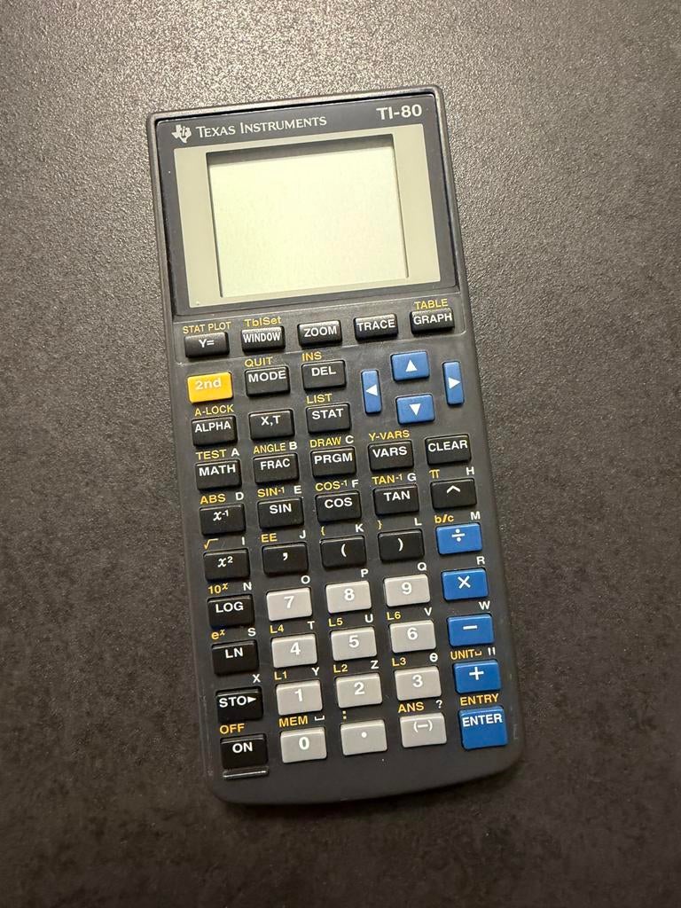 Grafische Rekenmachine Texas Instruments TI-80, Diversen, Ophalen, Grafische rekenmachine, Zo goed als nieuw