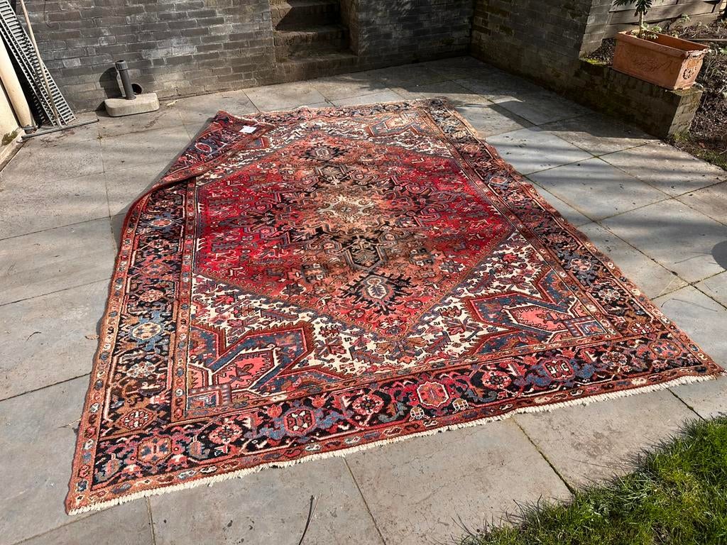 Prachtig handgemaakt tapijt uit Iran HIRIZI, Huis en Inrichting, Stoffering | Tapijten en Vloerkleden, Verzenden, 200 cm of meer