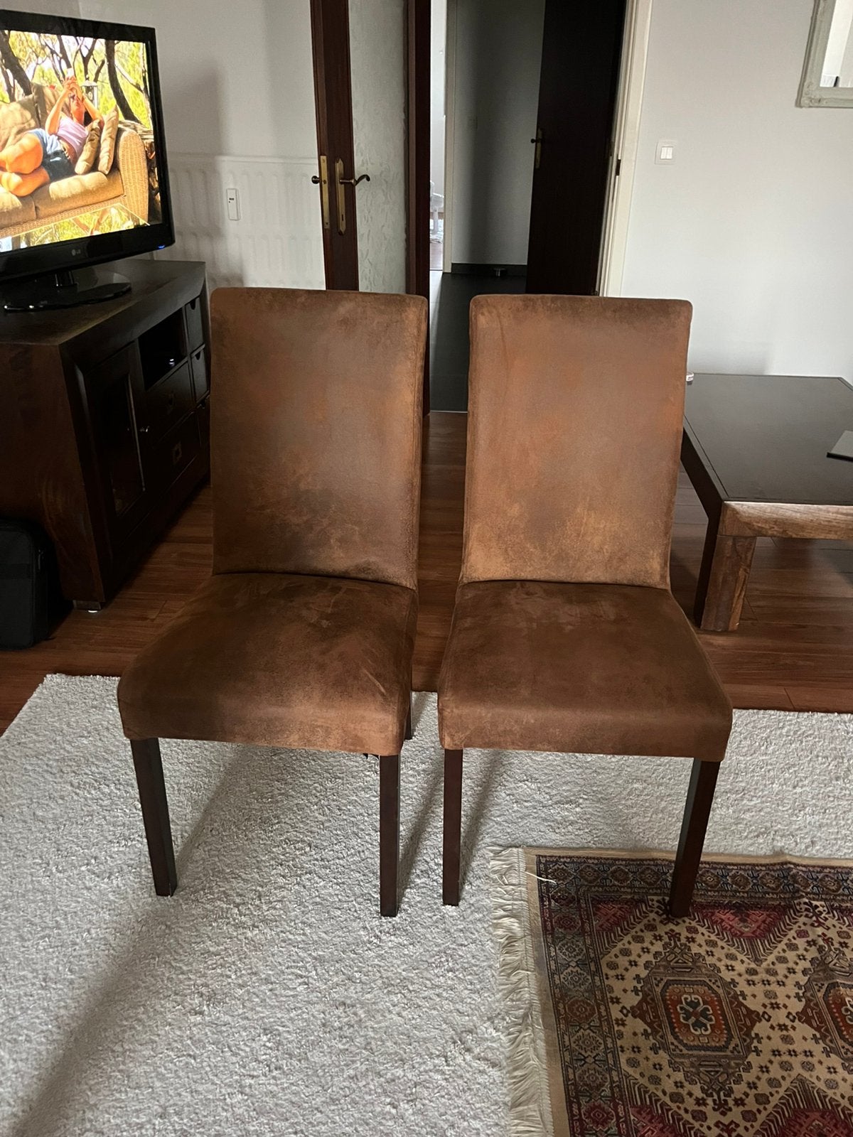2 stoelen €5 (3de mogelijk gratis), Enlèvement, Utilisé, Trois