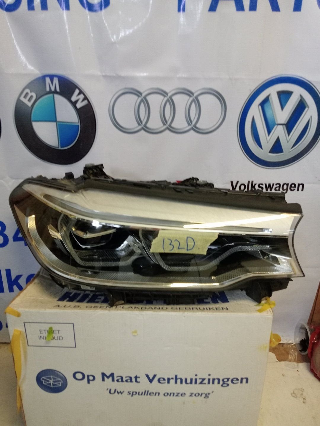 BMW 5 Serie koplamp links 8499122-01, -, Utilisé, -, Enlèvement ou Envoi