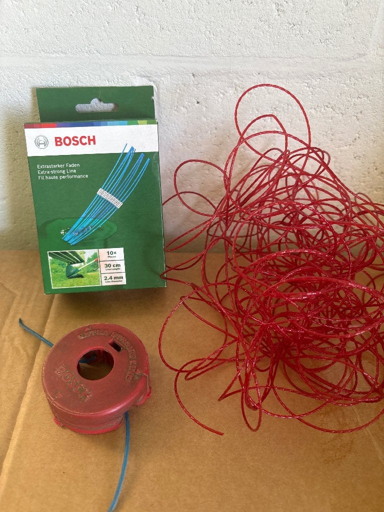 Ligne de coupe Bosch + bobine Bosch, Jardin & Terrasse, Enlèvement ou Envoi, Neuf, 10 à 30 cm, Bosch