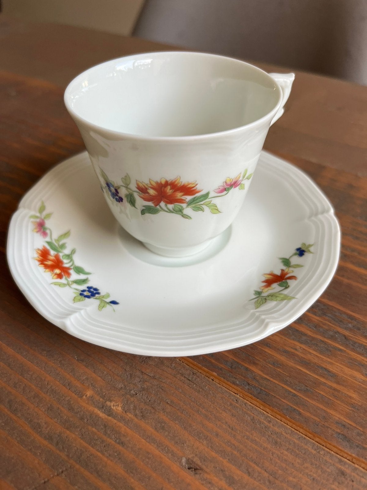 Koffietasje met onderzetter Eschenbach porselein, Enlèvement ou Envoi, Comme neuf, Porcelaine