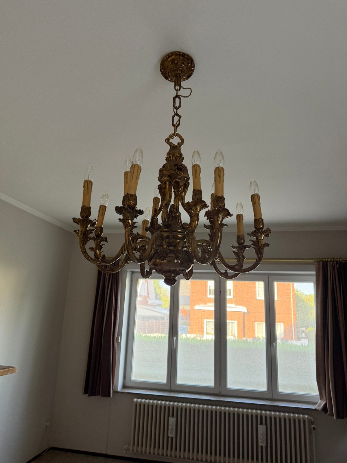 Vintage kroonluchter, Huis en Inrichting, Ophalen of Verzenden, Gebruikt