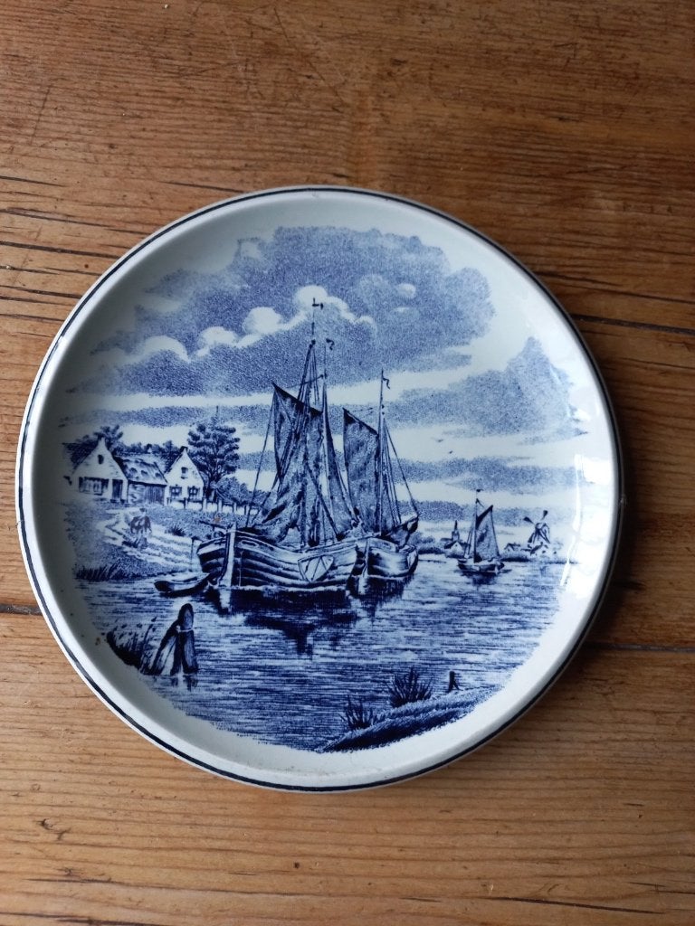 Bord Boch Delfts blauw, Ophalen