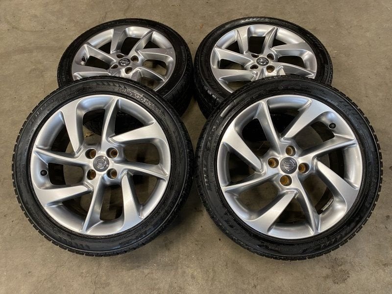 17 inch originele velgen + winterbanden Opel Corsa D E, Auto-onderdelen, -, -, Banden en Velgen, 17 inch