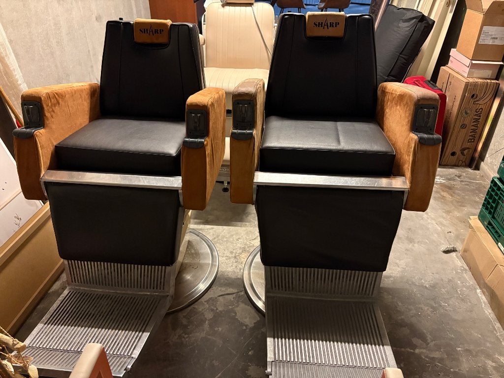 Barberstoelen, Ophalen, Gebruikt