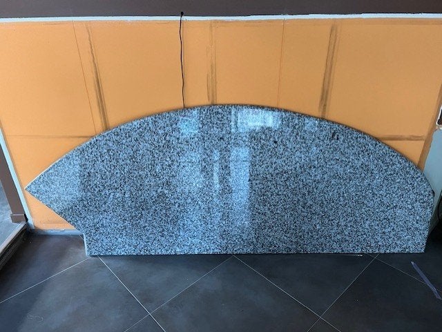 Beau Granit Gris Moucheté pour Cuisine,Table,SDB,Bar,Bureau, Ophalen, Zo goed als nieuw