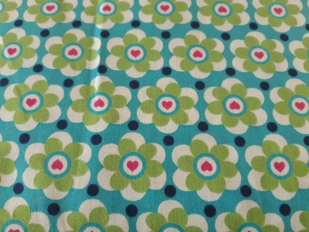Tissu fleurs retro, Envoi, Neuf, Autres types